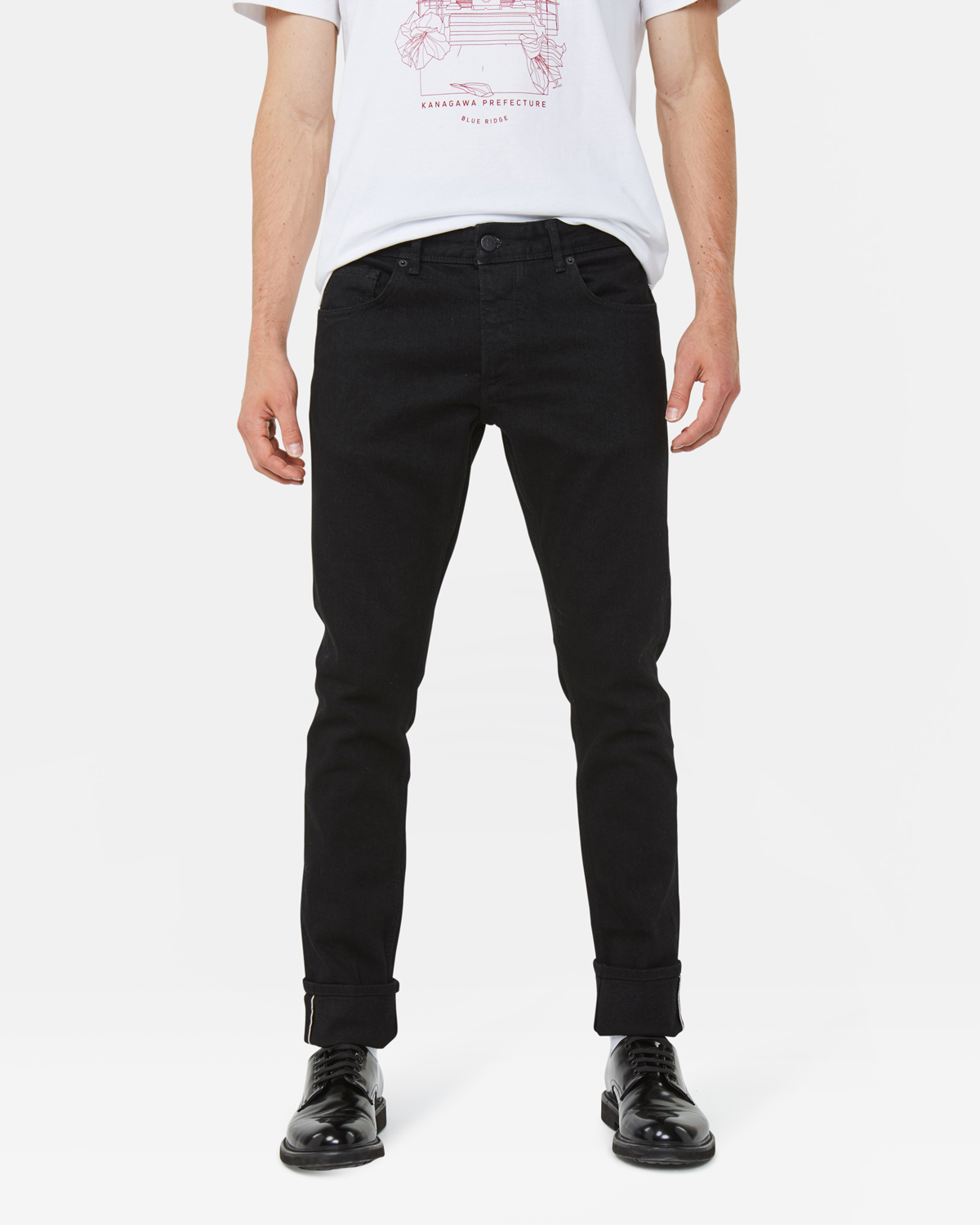 blue ridge slim fit tapered leg